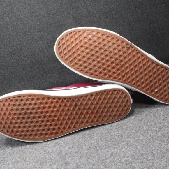 Share Vans OG Classic Slip-On Checkerboard Rhododendron Red Mens Siz - Picture 9 of 12